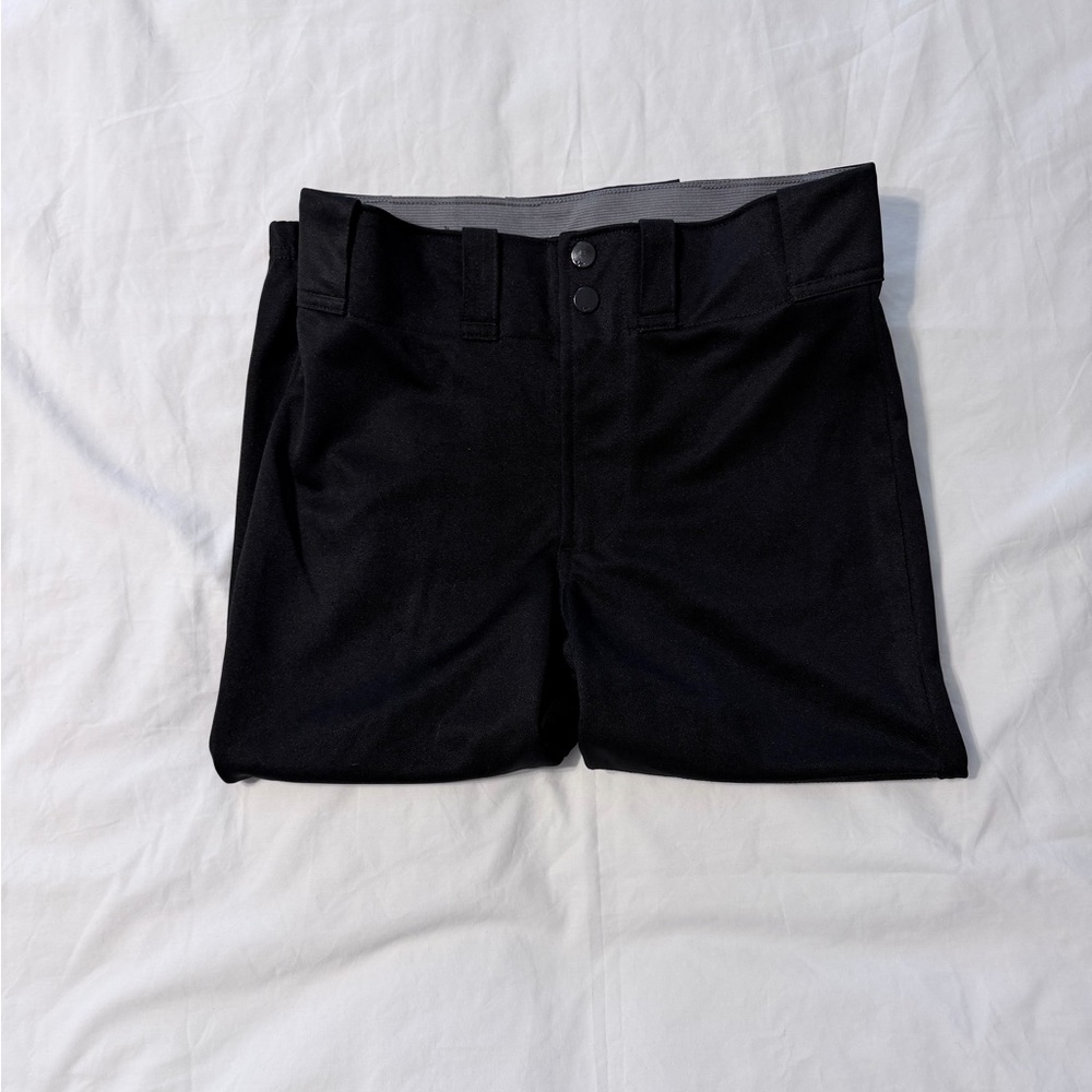 Mizuno Youth Girls Premier Belted Softball Pants Black Size YL
